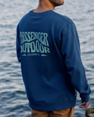 Bluza Passenger Yuca Recycled Bawełniane Męskie Ciemny | Polska-MFPLIX096