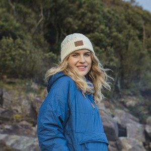 Czapka Passenger Fireside Cable Knit Damskie Beżowe | Polska-YQRFBC173
