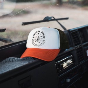 Czapka Passenger Land & Sea Snapback Trucker Męskie Pomarańczowe | Polska-QJKUWB962
