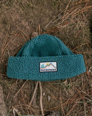 Czapka Passenger Peak Recycled Sherpa Damskie Mediterranean | Polska-FJZGHC734