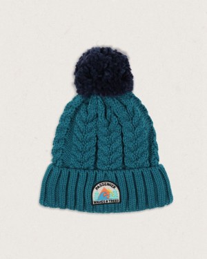 Kapelusz Passenger Drifter Fleece Podszewką Recycled Bobble Męskie Shaded Spruce | Polska-OWBKCF701