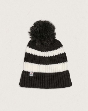 Kapelusz Passenger Summit Bobble Damskie Czarne | Polska-SMHQKJ971