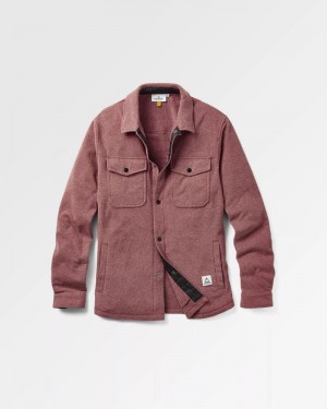 Koszule Passenger Maple Recycled Polar Fleece Męskie Wine Marl | Polska-VOUHEX694