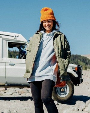 Kurtka Passenger Trekker Insulated Shacket Damskie Oliwkowe | Polska-UERHJG029