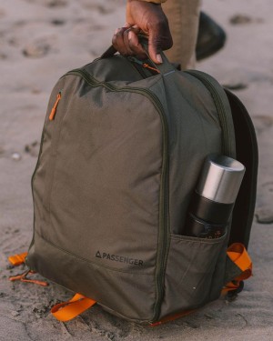 Plecak Passenger Ascent Weekender Recycled 35L Męskie Khaki | Polska-EKLZWQ058