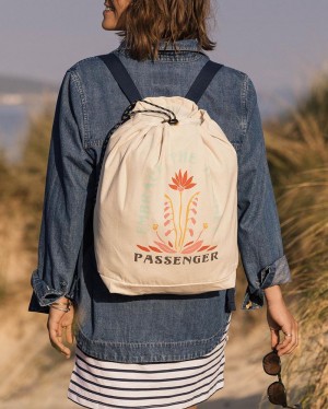 Plecak Passenger Pico Organic Tote Damskie Białe | Polska-HPOQGW730