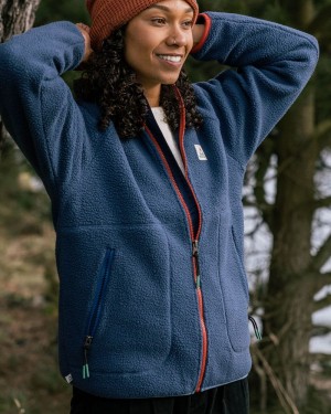 Runo Passenger Fairbanks 2.0 Full Zip Recycled Sherpa Damskie Ciemny | Polska-GBTACI246