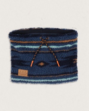 Szalik Passenger Mulled Sherpa Fleece Snood Damskie Niebieskie Koralowe | Polska-FXPSVY853