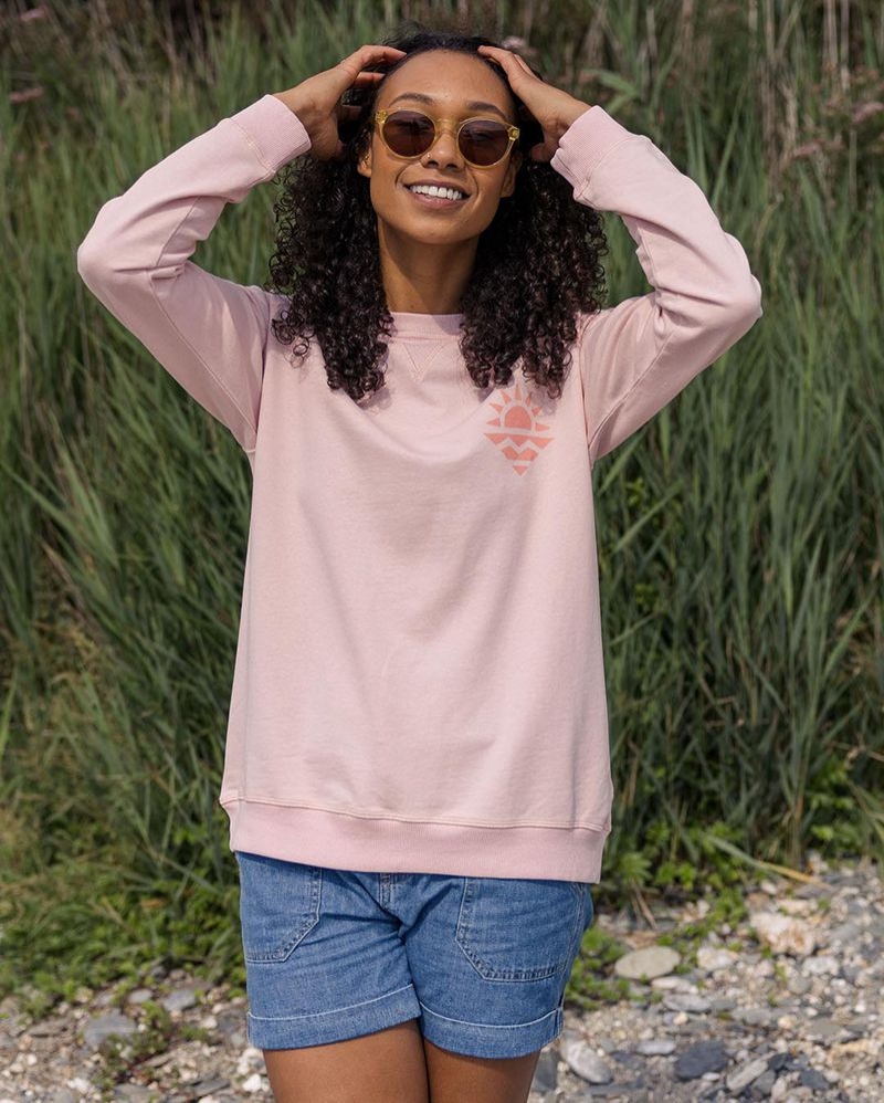 Bluza Passenger Mystic Recycled Bawełniane Damskie Peach Whip | Polska-EHZBAG649