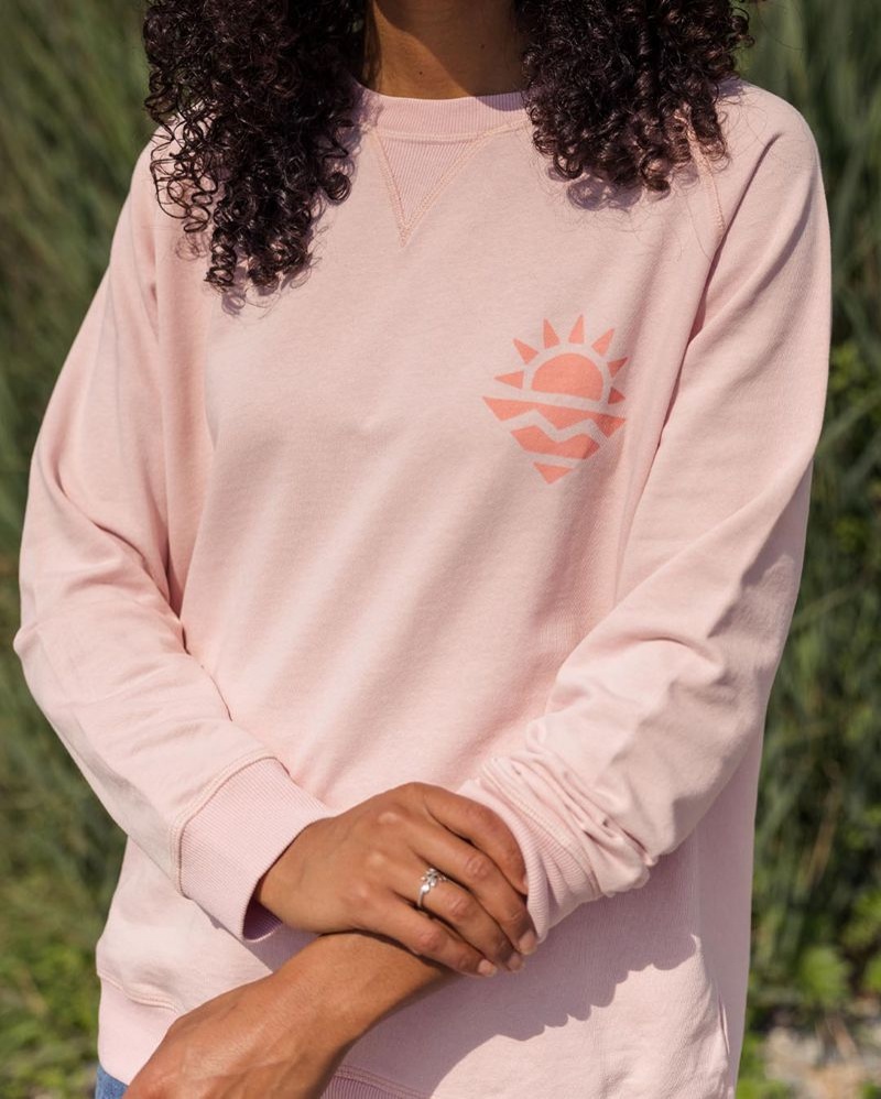 Bluza Passenger Mystic Recycled Bawełniane Damskie Peach Whip | Polska-EHZBAG649