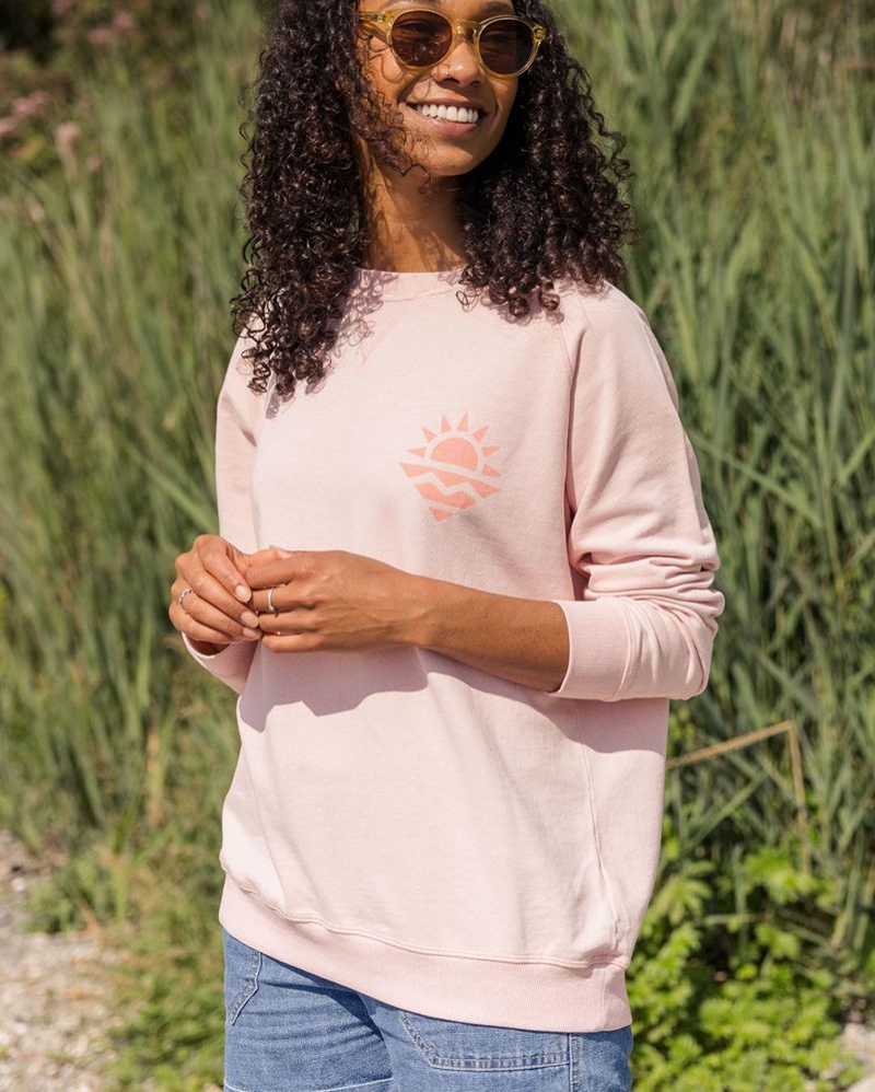 Bluza Passenger Mystic Recycled Bawełniane Damskie Peach Whip | Polska-EHZBAG649