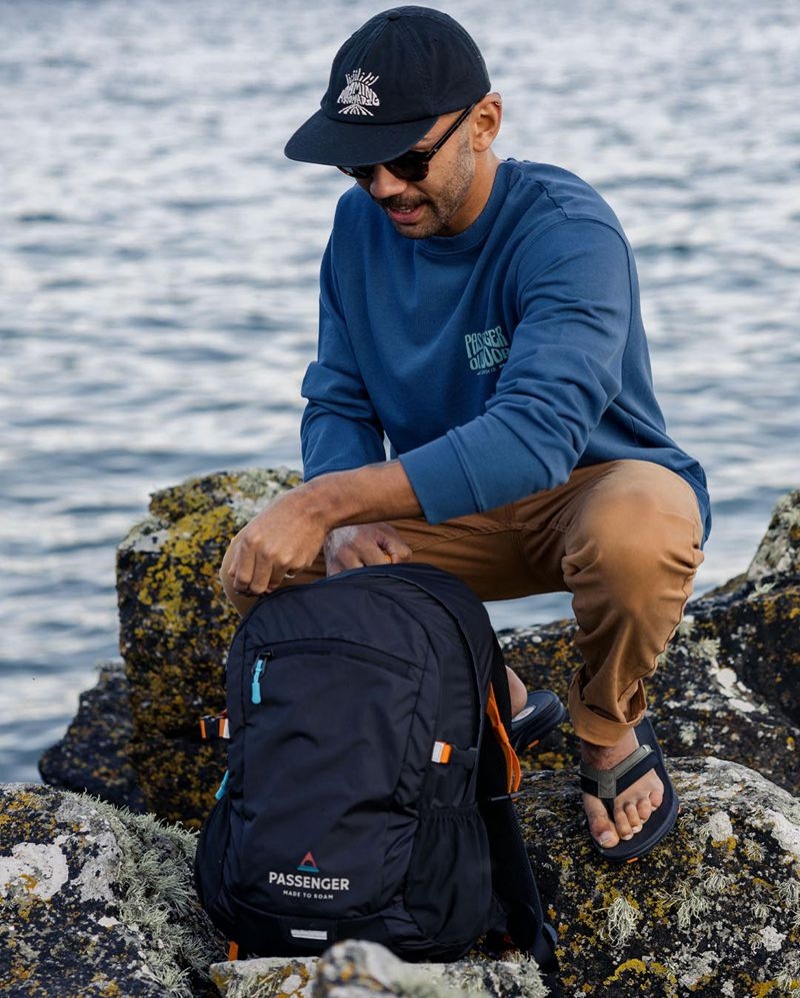 Bluza Passenger Yuca Recycled Bawełniane Męskie Ciemny | Polska-MFPLIX096