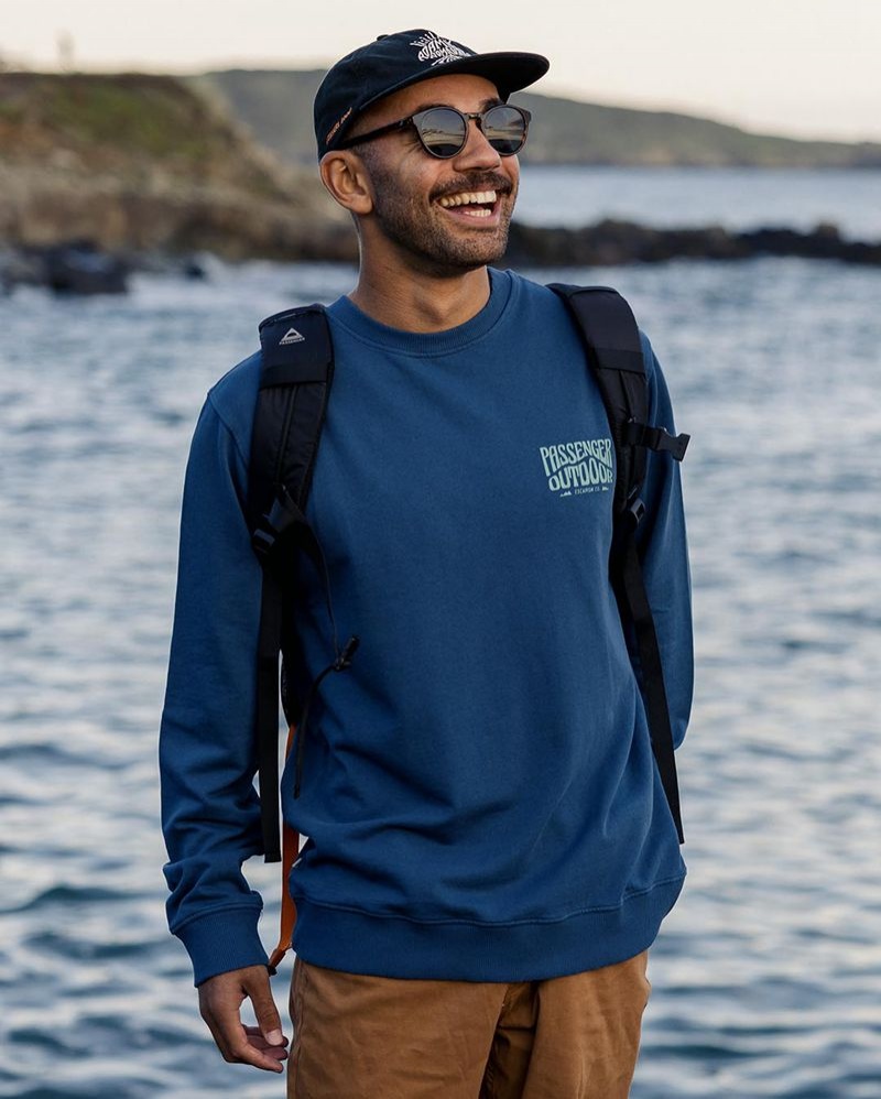 Bluza Passenger Yuca Recycled Bawełniane Męskie Ciemny | Polska-MFPLIX096