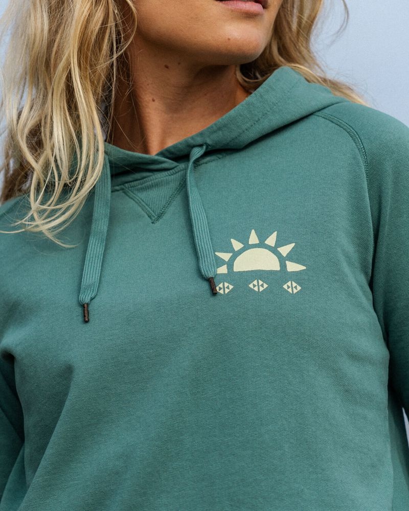 Bluza z Kapturem Passenger Mindful Recycled Bawełniane Damskie Jasny | Polska-UFTPSO605