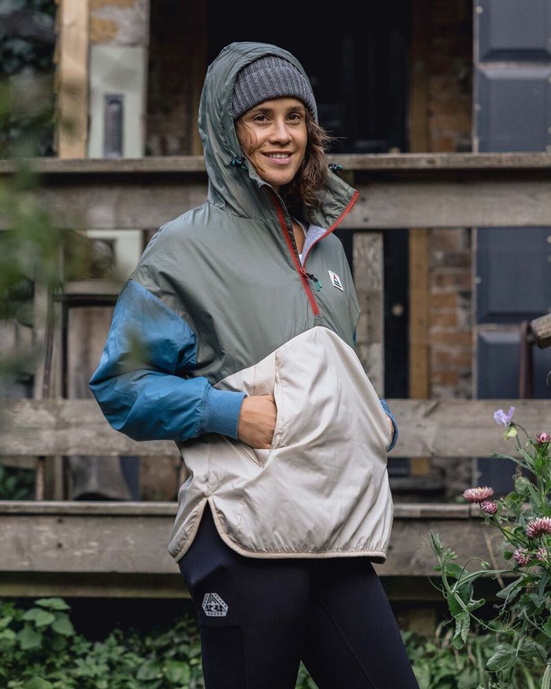 Bluza z Kapturem Passenger Moonlight Insulated Smock Damskie Oliwkowe | Polska-XYLBEI450