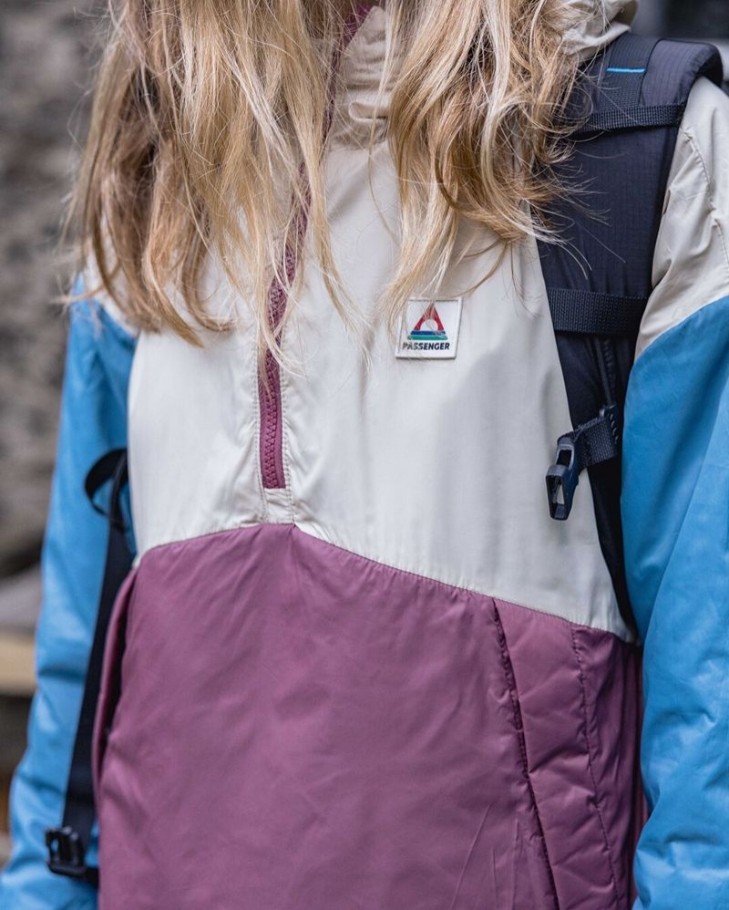 Bluza z Kapturem Passenger Moonlight Insulated Smock Damskie Crushed Berry | Polska-HJWGRB426