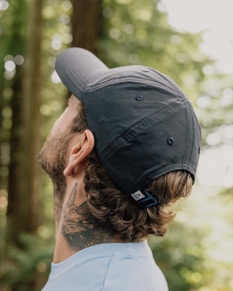 Czapka Passenger Active Organic 6 Panel Męskie Czarne | Polska-ESZVIJ420