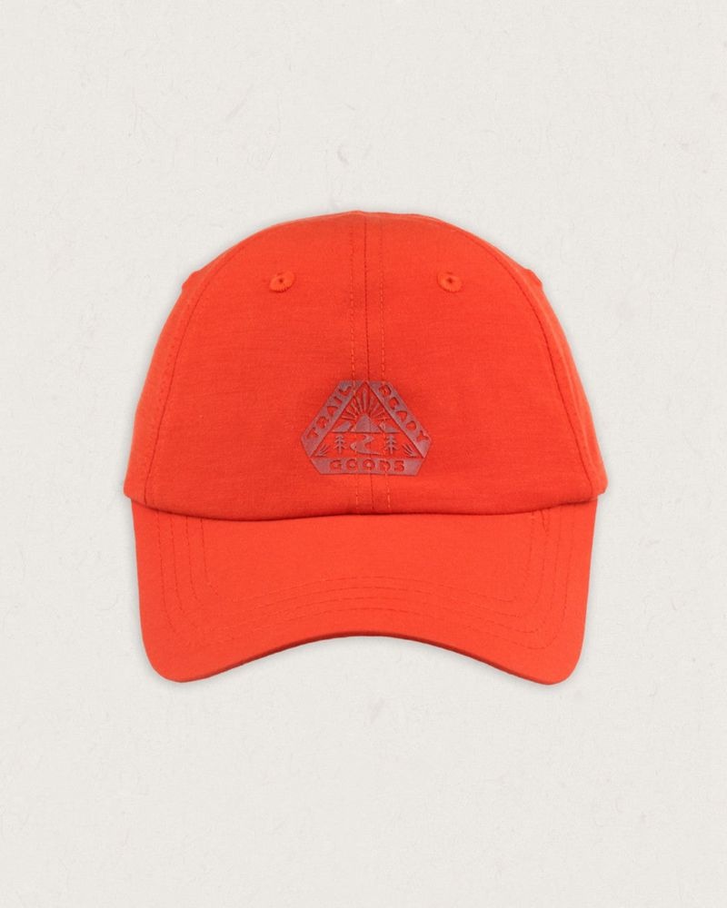 Czapka Passenger Active Organic 6 Panel Damskie Pomarańczowe | Polska-DUJPRM586