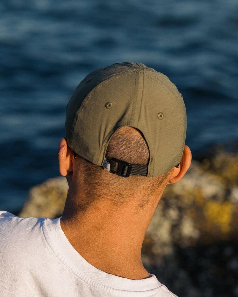 Czapka Passenger Active Recycled 6 Panel Męskie Oliwkowe | Polska-NMLBVG163
