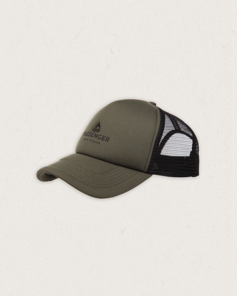 Czapka Passenger Beechey Snapback Trucker Damskie Khaki | Polska-LAEFPT917