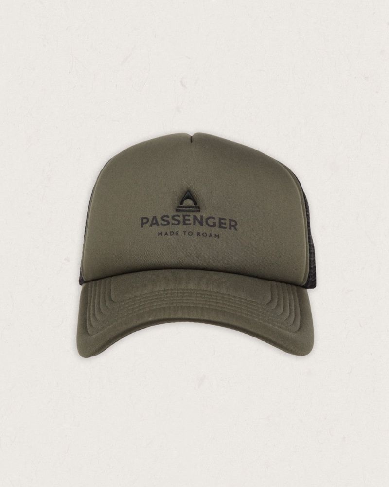 Czapka Passenger Beechey Snapback Trucker Damskie Khaki | Polska-LAEFPT917