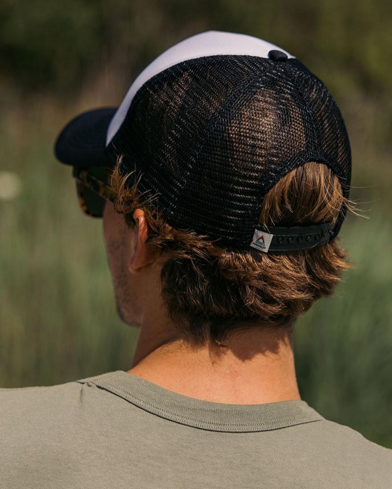 Czapka Passenger Beechey Snapback Trucker Damskie Black/White | Polska-YCTFEG734