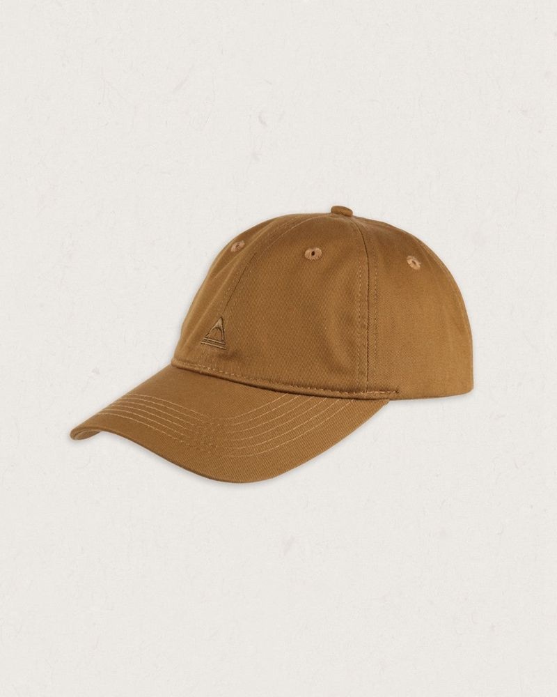 Czapka Passenger Fade Recycled Bawełniane Low Profile 6 Panel Damskie Musztardowe Złote | Polska-OCZWKR471