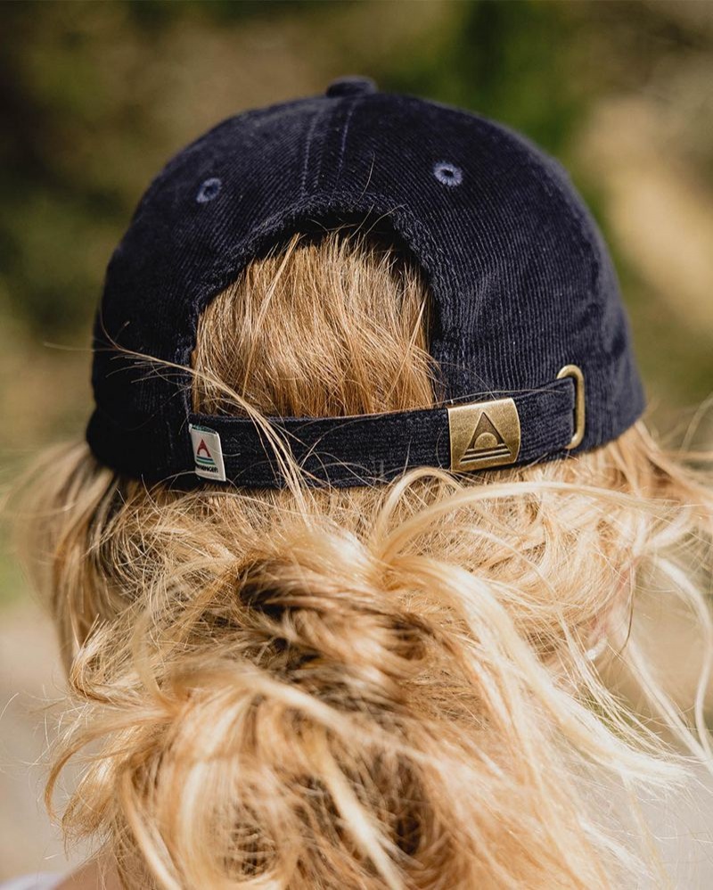 Czapka Passenger Fade Recycled Cord 6 Panel Damskie Jasny Granatowe | Polska-LRZMTG245