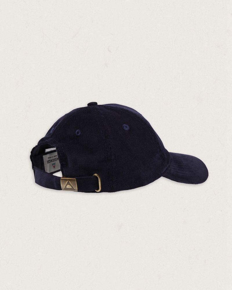 Czapka Passenger Fade Recycled Cord 6 Panel Damskie Jasny Granatowe | Polska-LRZMTG245