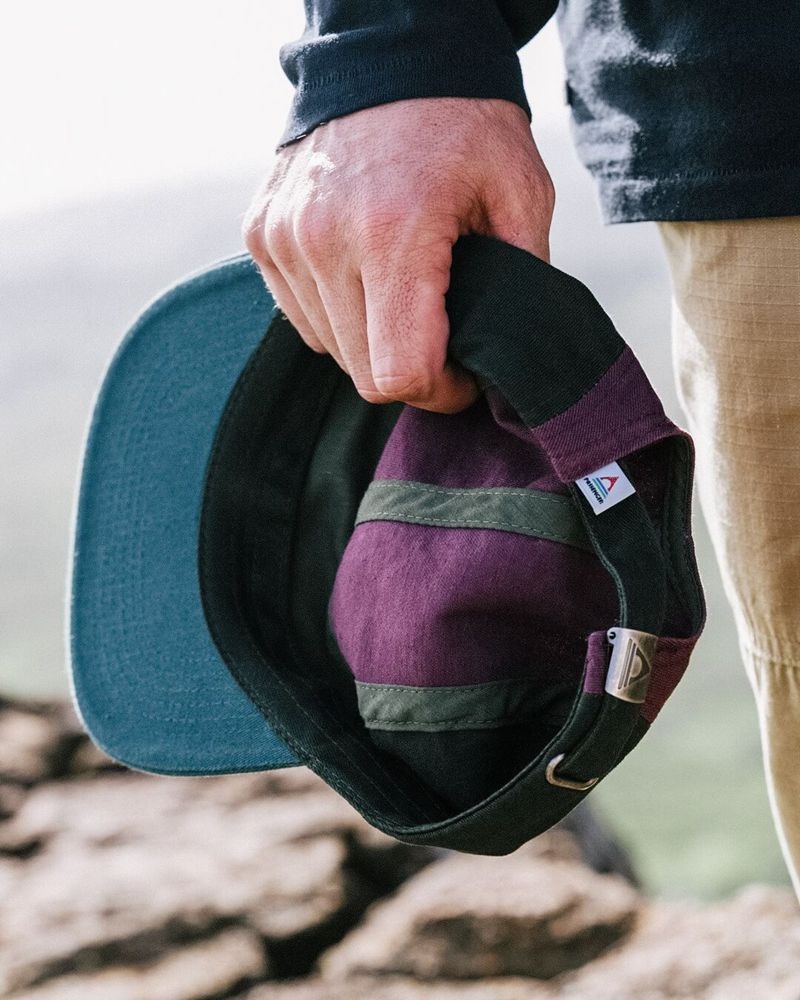 Czapka Passenger Fixie Recycled 5 Panel Damskie Grape Multi | Polska-QLDKIW235