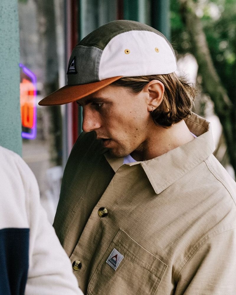 Czapka Passenger Fixie Recycled 5 Panel Damskie Zielone | Polska-LCTWUG503