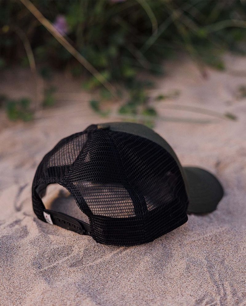 Czapka Passenger Harbour Mesh Low Profile Snapback Damskie Zielone Czarne | Polska-PGVYQH975