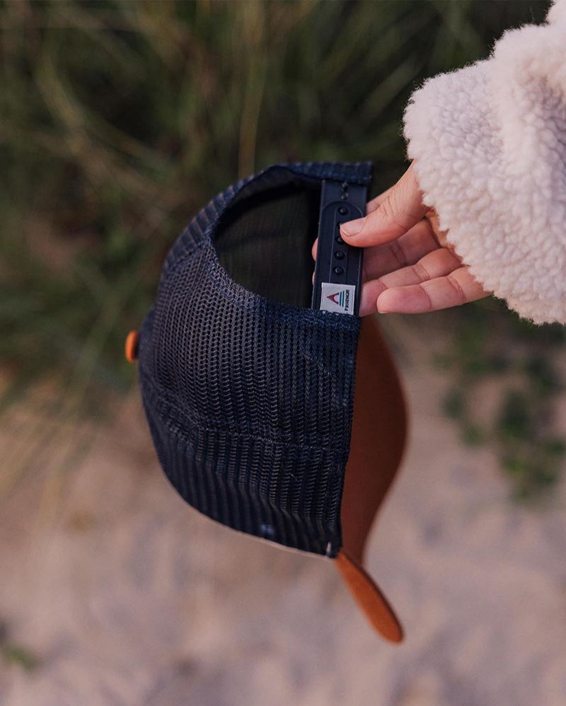 Czapka Passenger Harbour Mesh Low Profile Snapback Damskie Glazed Ginger Tricolour | Polska-JAYIXT041