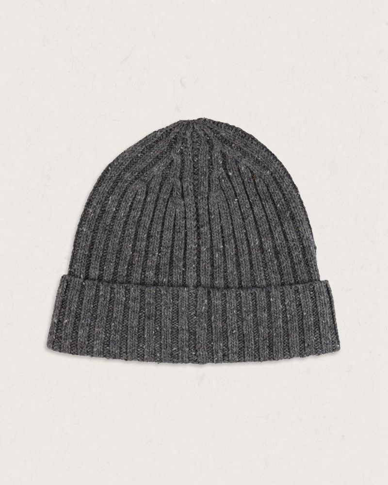 Czapka Passenger Katira Rib Knit Męskie Charcoal | Polska-CQSYMO703