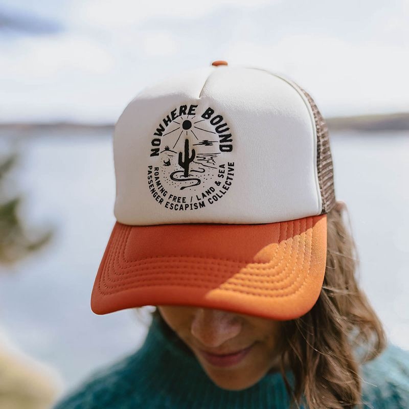 Czapka Passenger Land & Sea Snapback Trucker Damskie Pomarańczowe | Polska-CJGAMW820