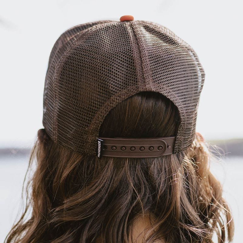 Czapka Passenger Land & Sea Snapback Trucker Damskie Pomarańczowe | Polska-CJGAMW820