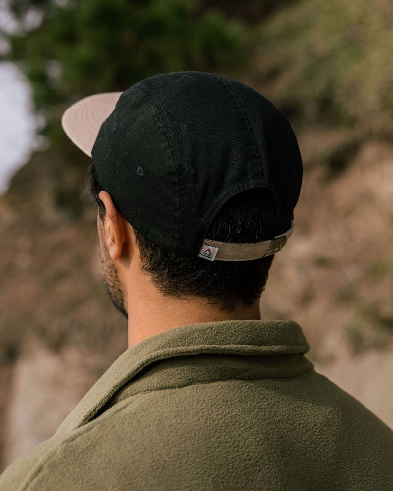 Czapka Passenger Love The Wild Recycled Bawełniane 5 Panel Damskie Czarne | Polska-OPQJUW453