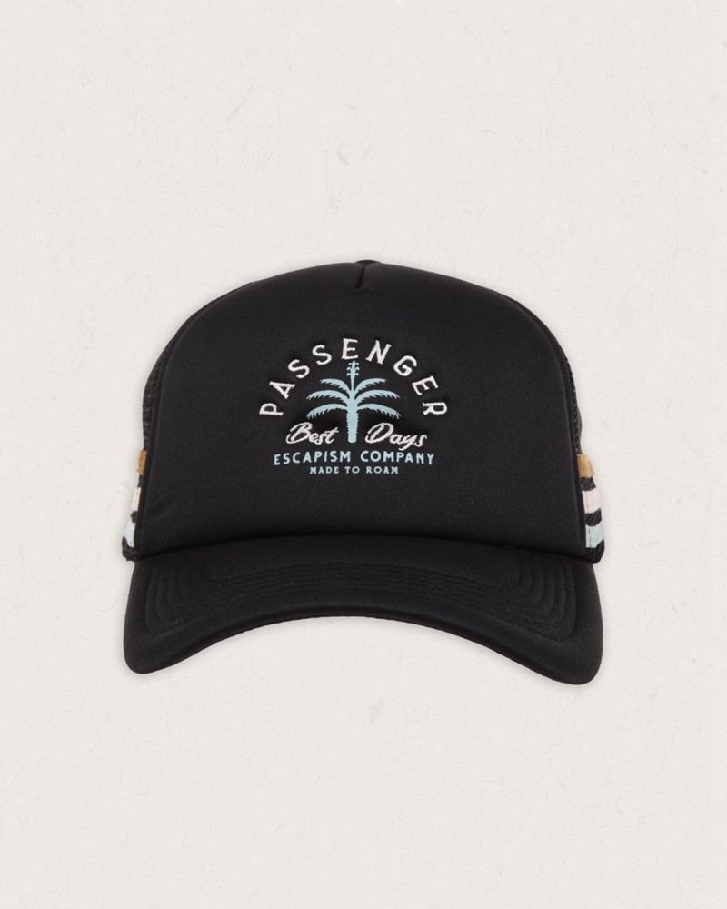 Czapka Passenger Onda Snapback Trucker Damskie Czarne | Polska-HPEUVL201
