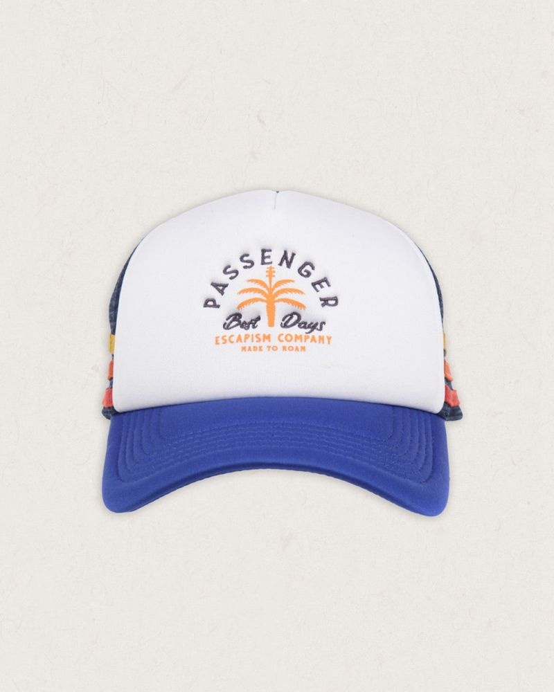 Czapka Passenger Onda Snapback Trucker Męskie Niebieskie | Polska-AQFWLZ213