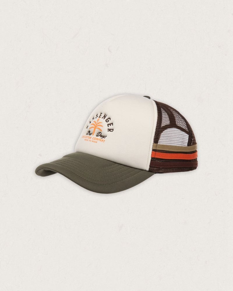 Czapka Passenger Onda Snapback Trucker Męskie Khaki | Polska-ISAPQX983