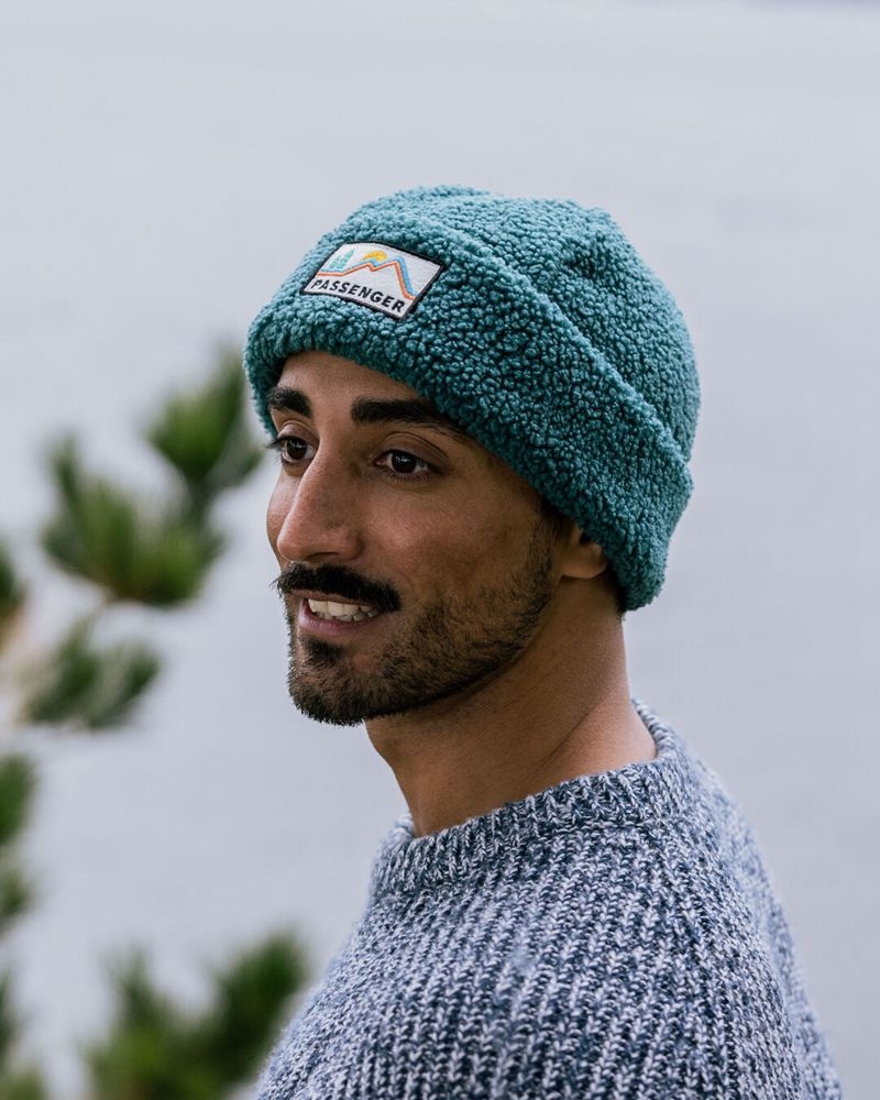 Czapka Passenger Peak Recycled Sherpa Damskie Mediterranean | Polska-FJZGHC734