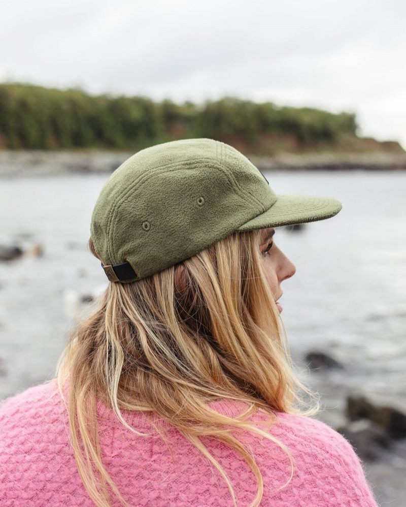 Czapka Passenger Pine Recycled Polar Fleece Męskie Khaki | Polska-NALRFP039