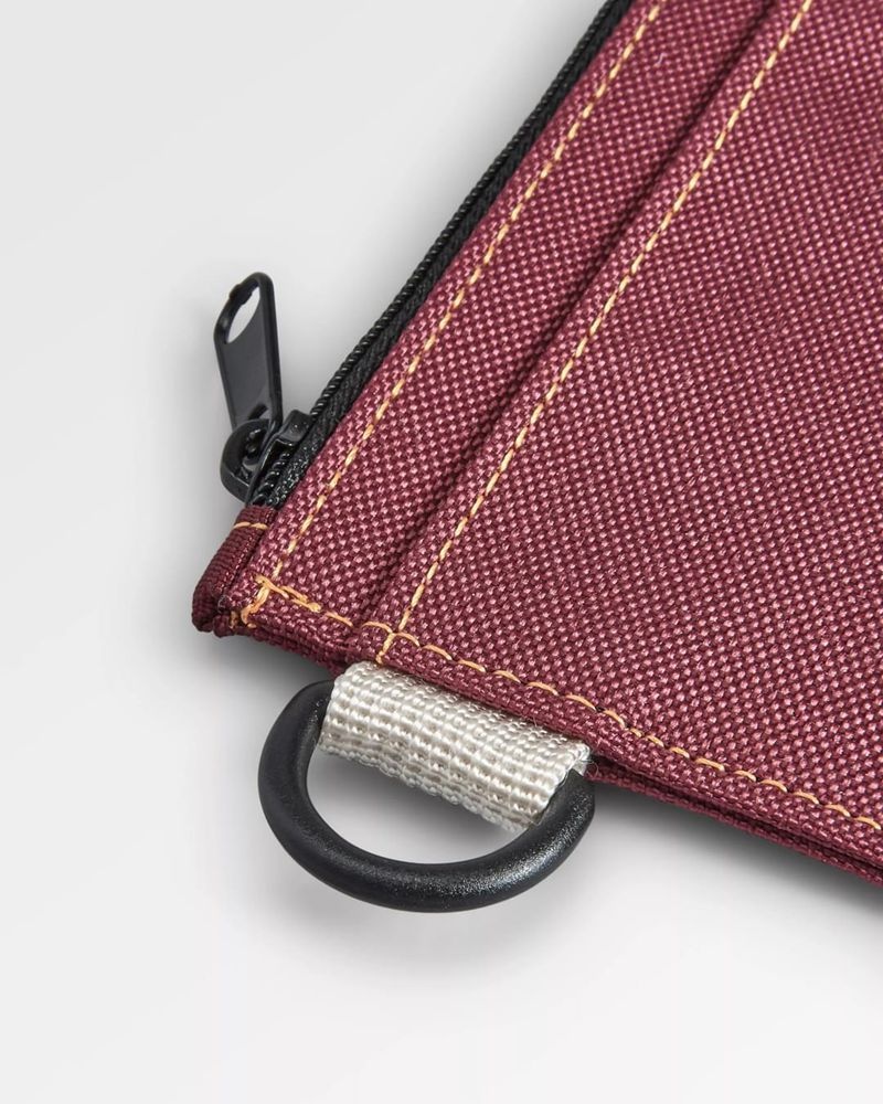 Etui na Karty Passenger Recycled Damskie Bordowe | Polska-SJIYDH970