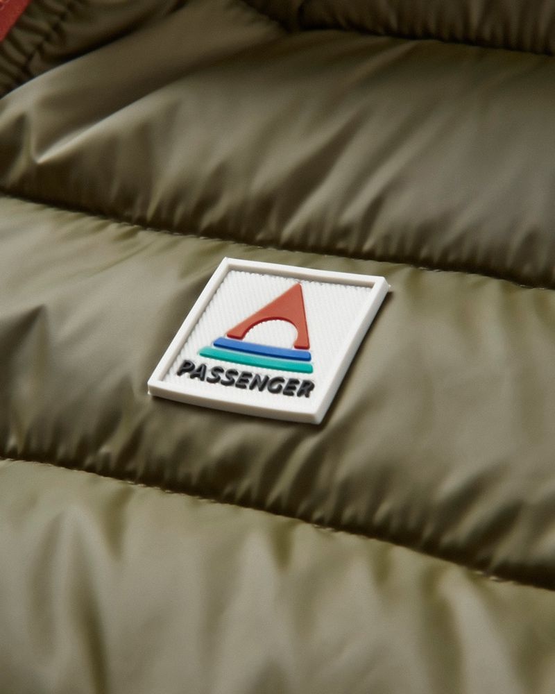 Kamizelka Passenger Roamer Insulated Męskie Khaki | Polska-QAHLPI540