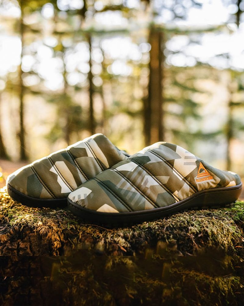 Kapcie Passenger Sole Recycled Męskie Camo | Polska-GJKTEV715