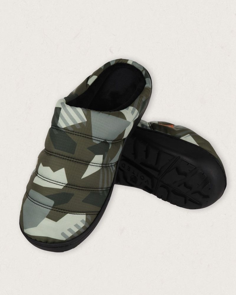 Kapcie Passenger Sole Recycled Męskie Camo | Polska-GJKTEV715