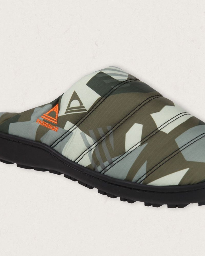 Kapcie Passenger Sole Recycled Męskie Camo | Polska-GJKTEV715