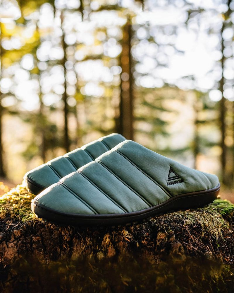 Kapcie Passenger Sole Recycled Męskie Jasny | Polska-TSDBEZ024