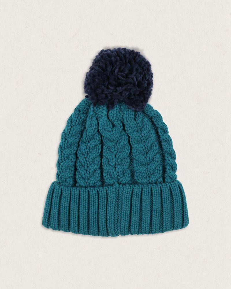Kapelusz Passenger Drifter Fleece Podszewką Recycled Bobble Damskie Shaded Spruce | Polska-POSCJF362