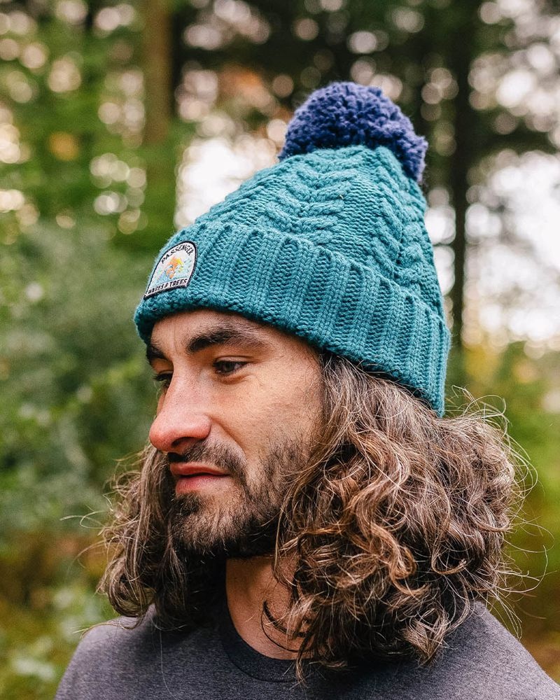 Kapelusz Passenger Drifter Fleece Podszewką Recycled Bobble Damskie Shaded Spruce | Polska-POSCJF362